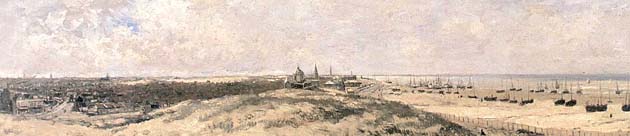 Fragment van Panorama Mesdag in Den Haag